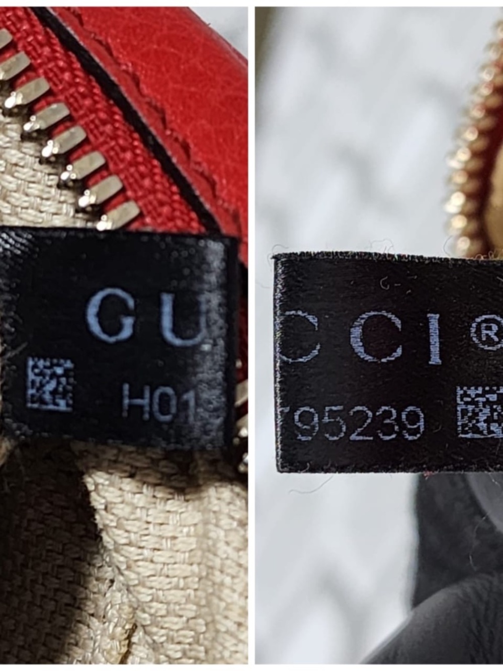Authentic GUCCI Pebbled Calfskin Small Soho Disco Crossbody Bag Red - Picture 5 of 15